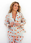 Mersea Over The Moon PJ Set- Zinnias-Hand In Pocket