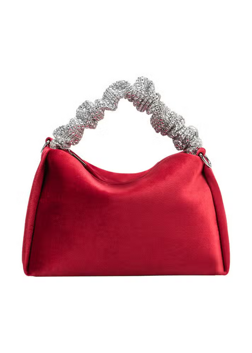 Melie Bianco Estela Top Handled Bag-Red-Hand In Pocket