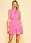 Candy Pink Dress ***FINAL SALE***-Hand In Pocket