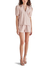 Steve Madden Faux The Record Short - Rose Taupe- ***FINAL SALE***-Hand In Pocket