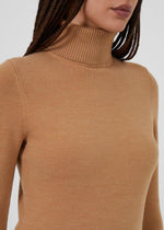 French Connection Baby Soft Turtleneck - Camel ***FINAL SALE***-Hand In Pocket