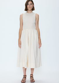 Pistola Gladys Dress - Oyster Shell-Hand In Pocket