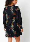 Kate Long Sleeve Babydoll Dress-Black ***FINAL SALE***-Hand In Pocket