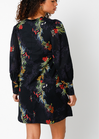 Kate Long Sleeve Babydoll Dress-Black ***FINAL SALE***-Hand In Pocket