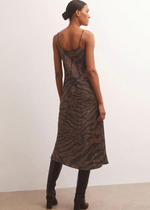 Z Supply Lark Wild Dot Slip Dress-Hand In Pocket
