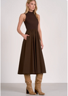 Elan Reagan Maxi Dress - Cocoa-Hand In Pocket