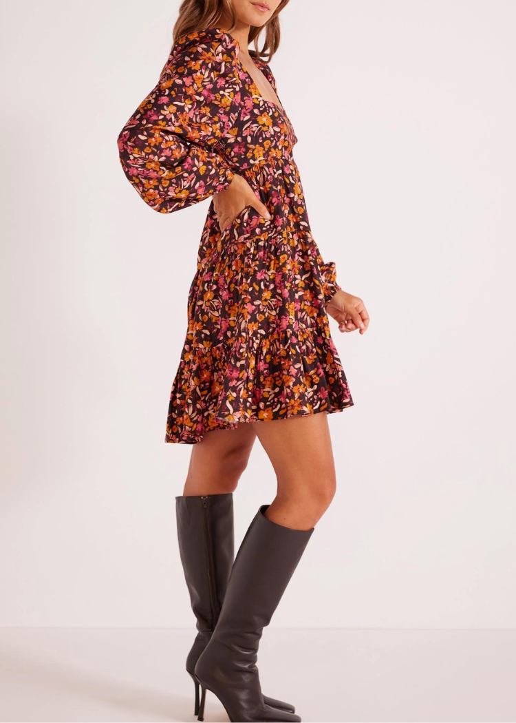 Mink Pink Sorrento Mini Dress - Floral-Hand In Pocket
