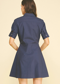 Dahlia Dress -Navy