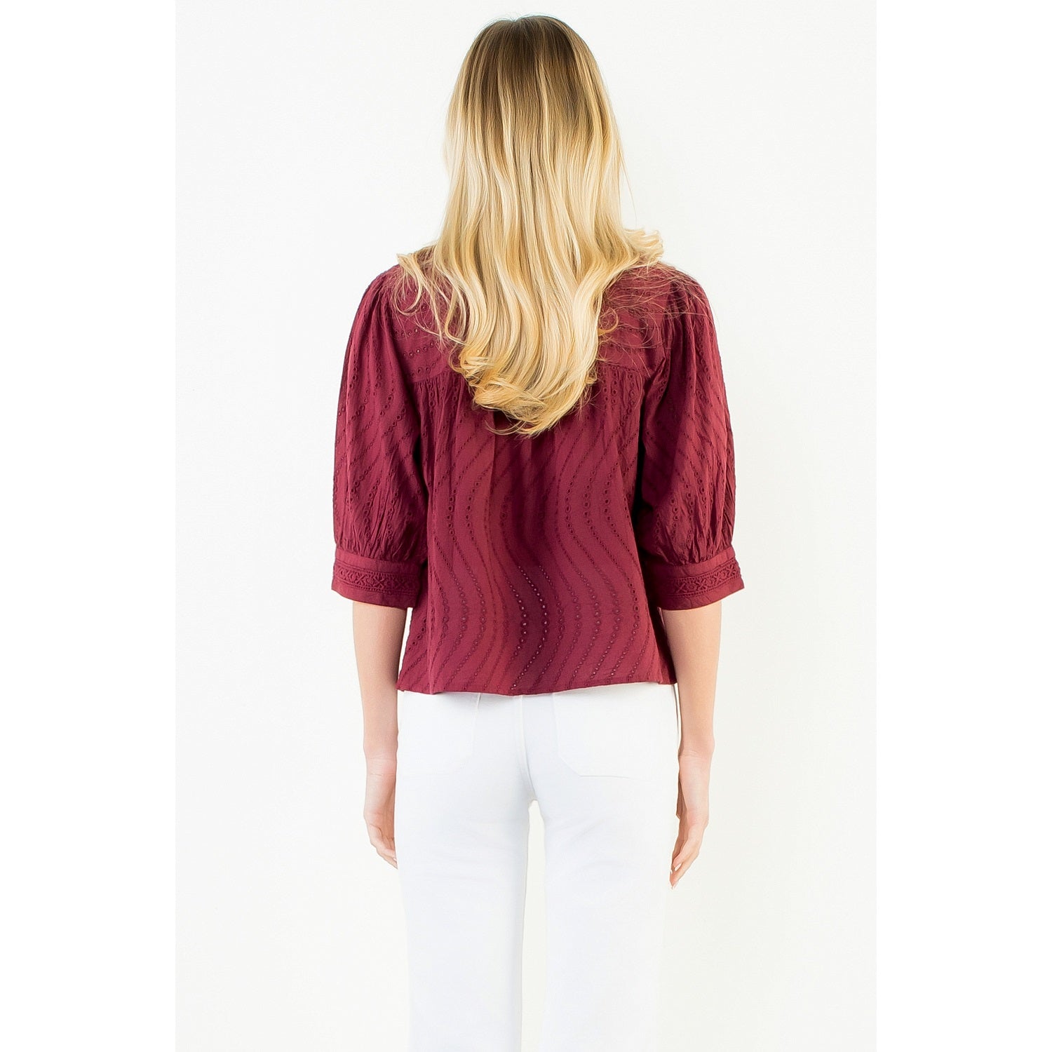 THML Julia Top - Burgundy