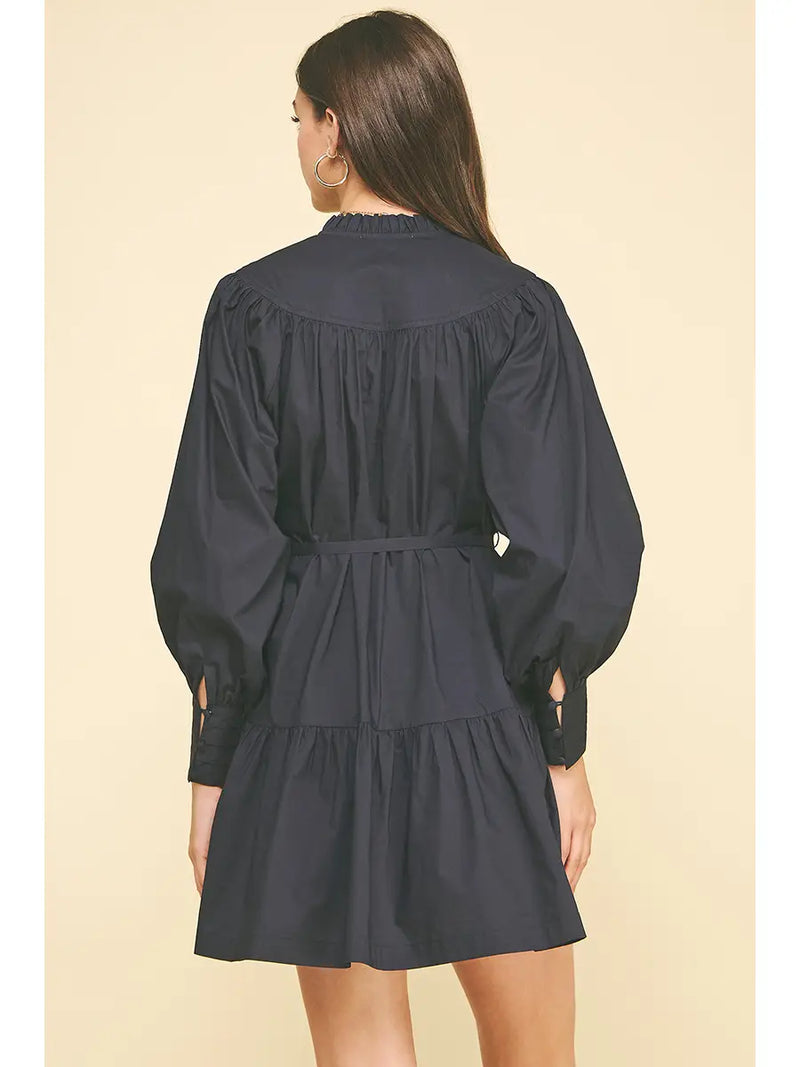 Crew Dress- Ink