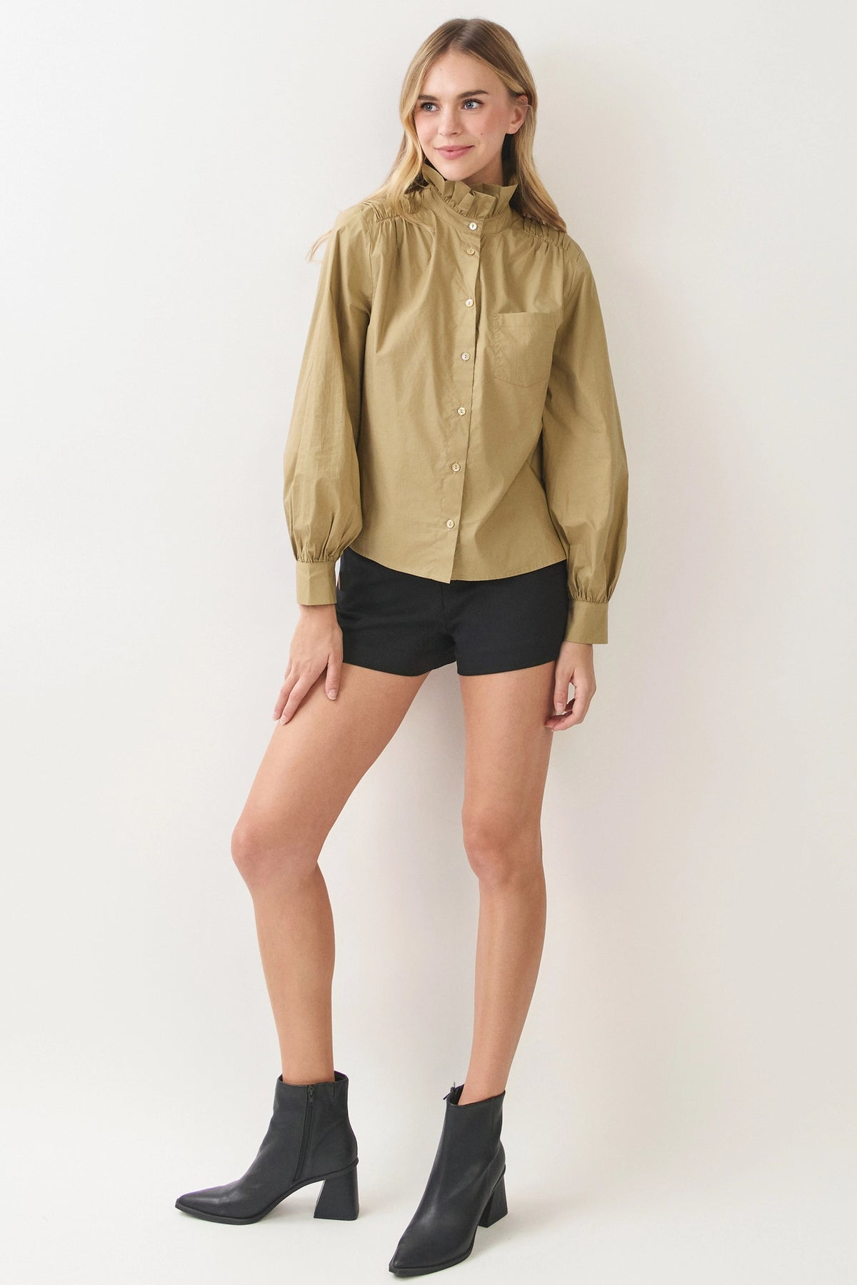 Audrey Top - Khaki