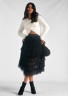 Elan Winnie Skirt - Black-Hand In Pocket