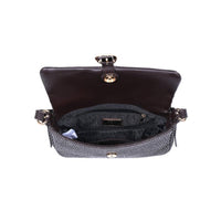 Gloria - Straw Crossbody: Chocolate