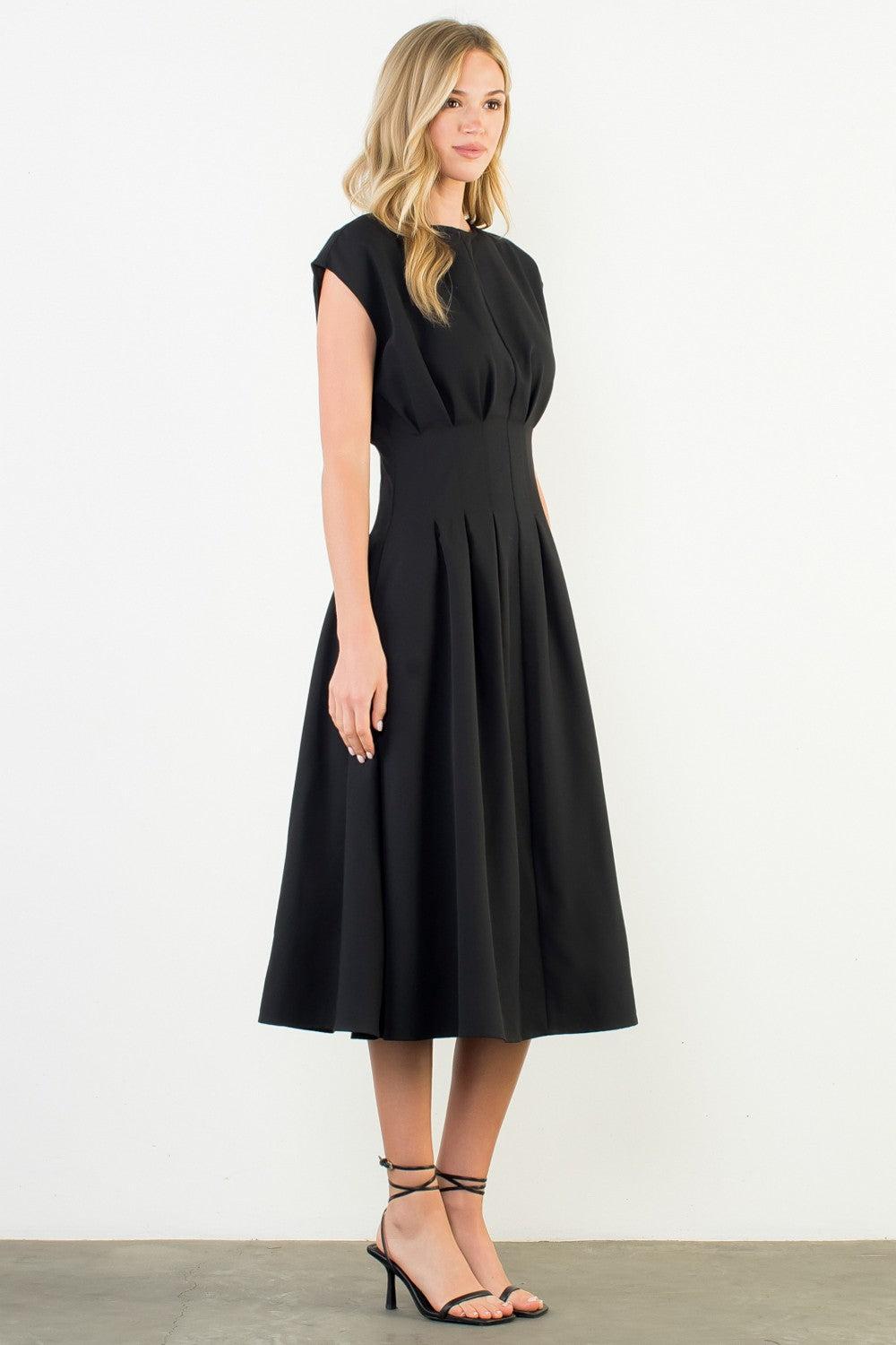 THML Tiffany Dress - Black-Hand In Pocket