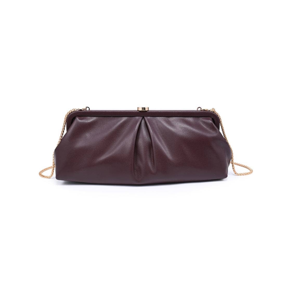 Kit Crossbody: Burgundy-Hand In Pocket