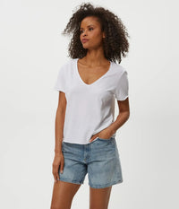 Michael Stars Vera Tee - White-Hand In Pocket
