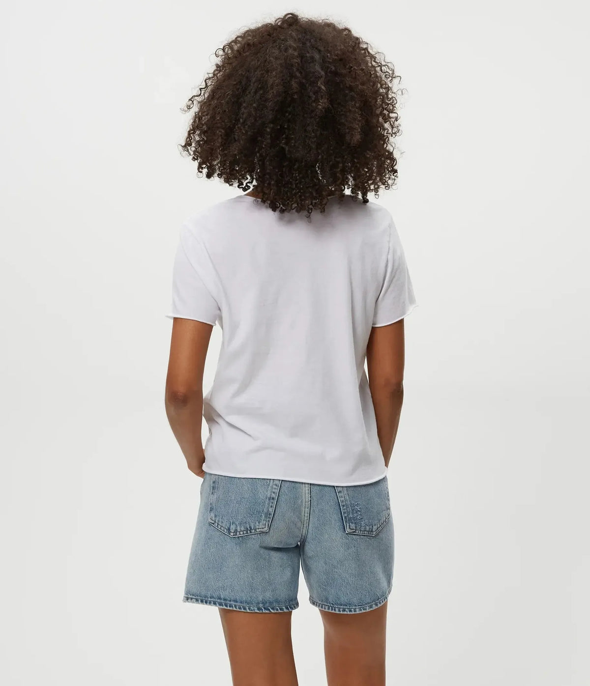 Michael Stars Vera Tee - White-Hand In Pocket