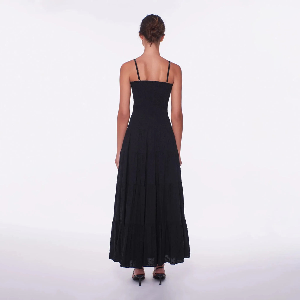 Peixoto Clementine Maxi Dress- Black Lotus-Hand In Pocket