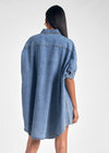 Elan Nellie Denim Shirt Dress ***FINAL SALE***-Hand In Pocket