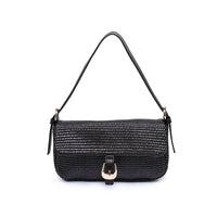Gloria - Straw Crossbody: Chocolate