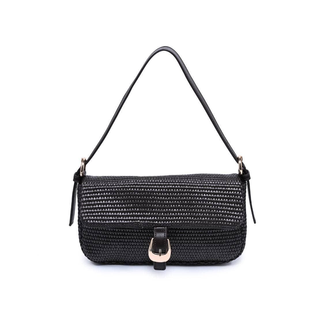 Gloria - Straw Crossbody: Chocolate