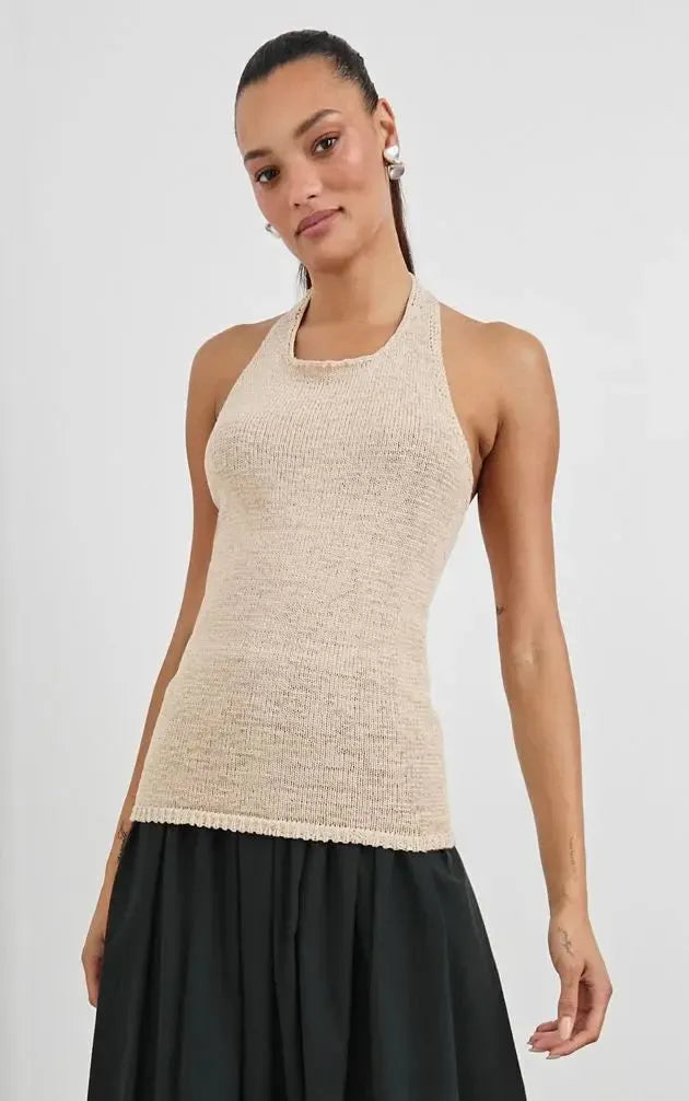 Rails Ailani Tank- Natural-Hand In Pocket