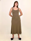 Michael Stars Seacret Midi Dress - Olive