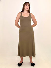 Michael Stars Seacret Midi Dress - Olive