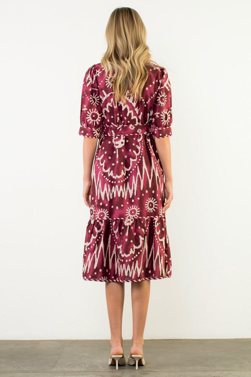 THML Georgia Midi Dress- PL-Hand In Pocket