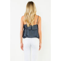 THML Caroline Top - Navy-Hand In Pocket
