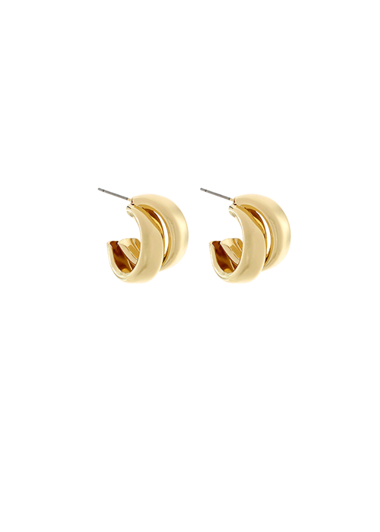 Simone Layered Hoops-Hand In Pocket