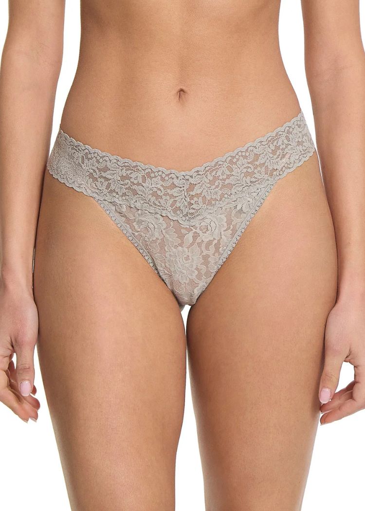 Hanky Panky Signature Lace Original Rise Thong - Black - $24