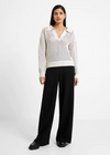 Manda Pointelle Shirt Jumper-Hand In Pocket