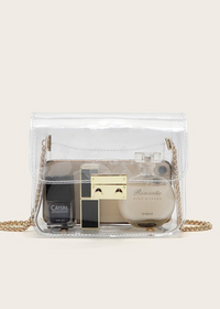 Clear Crossbody Bag-Hand In Pocket
