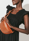 Cleobella Zina Convertible Cross Body - Cognac-Hand In Pocket