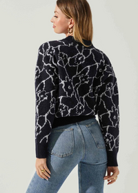 ASTR The Label Saira Sweater-Navy ***FINAL SALE***-Hand In Pocket