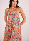 ***FINAL SALE*** MINKPINK Valla Midi Dress - Pink Floral-Hand In Pocket