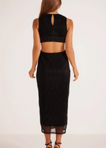 Astrid Cutout Midi Dress - Black ***FINAL SALE***-Hand In Pocket