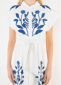 THML Daria Dress - White-Hand In Pocket