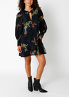 Kate Long Sleeve Babydoll Dress-Black ***FINAL SALE***-Hand In Pocket
