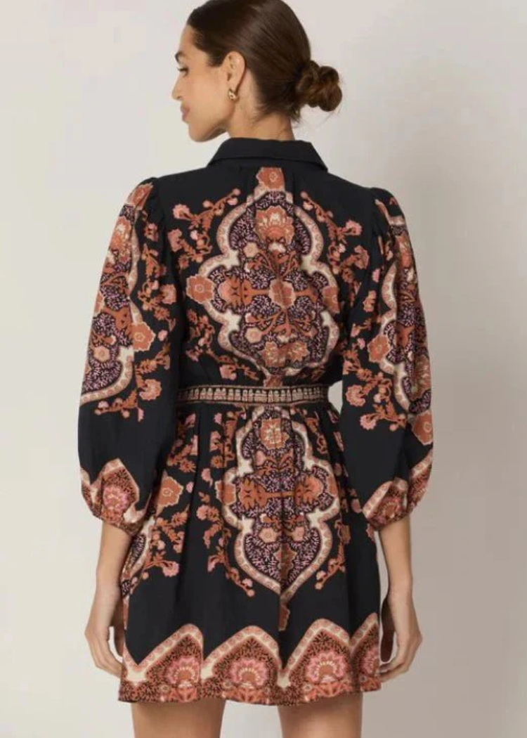 leigh mini dress dark lagos Shop Leigh Mini Dress