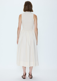 Pistola Gladys Dress - Oyster Shell-Hand In Pocket