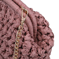 Abigail Crossbody - Mauve-Hand In Pocket