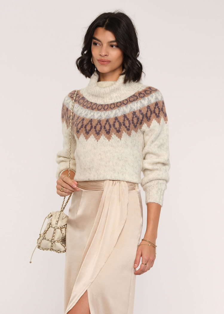 Heartloom Eryk Sweater - Oat-Hand In Pocket