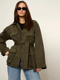 Sanctuary Reissue Field Jacket - Kalamata-Hand In Pocket