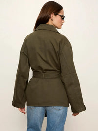 Sanctuary Reissue Field Jacket - Kalamata-Hand In Pocket