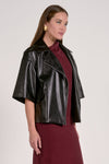Elan Taylor Vegan Leather Jacket - Black-Hand In Pocket