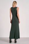 Elan Sloane Maxi Dress-Pine-Hand In Pocket