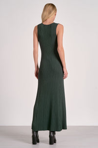 Elan Sloane Maxi Dress-Pine-Hand In Pocket