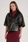 Elan Taylor Vegan Leather Jacket - Black-Hand In Pocket
